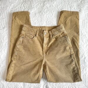 American Eagle Corduroy Straight Leg Stretch Pants Size 0R